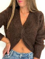 Pull Camille (chocolat)