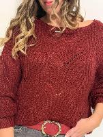 Pull Hugo (bordeaux)