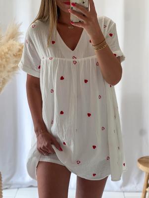 Robe combi Celeste (rouge)