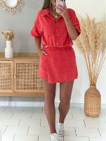 Robe combi Anaelle (corail)