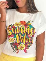Tee shirt "summer vibes"