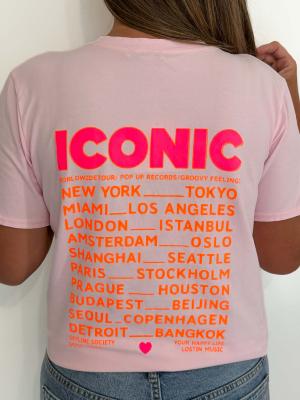 Tee shirt Iconic (rose)