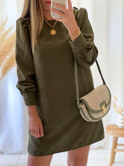 Robe Gladys (kaki)