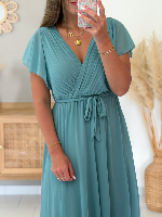 Robe Amelia (céladon)
