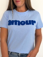 Tee shirt Amour (bleu)