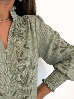 Blouse Doriane (verte)