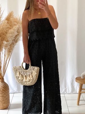 Combi pantalon Esther (noire)