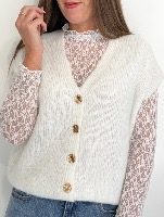 Ensemble gilet et top Patxi (blanc)