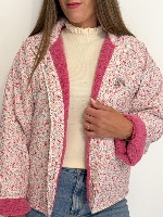 Veste réversible Adriana (rose)