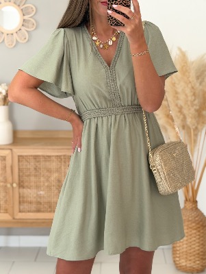 Robe Justine (kaki)