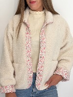 Veste réversible Adriana (écrue) PRÉ COMMANDE (expédition prévue vers le 21/01)