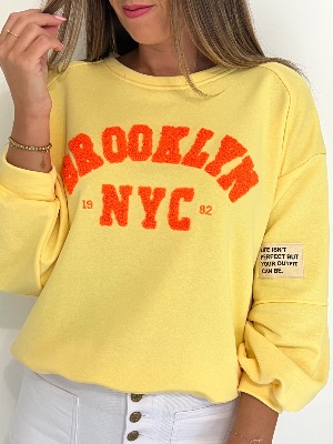 Sweat Brooklyn (jaune)