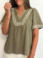 Blouse Salia (kaki)
