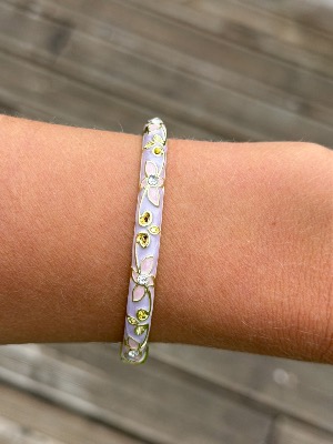 Bracelet fin Lily (lilas)