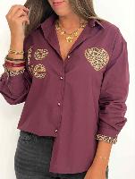 Chemise Lyana (burgendy)