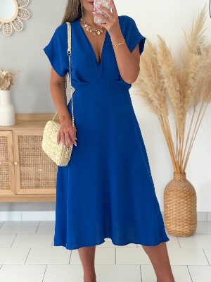 Robe Amalya (bleu roi)