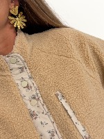 Veste réversible Adriana (beige)  