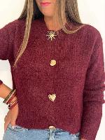 Gilet Tia (bordeaux)