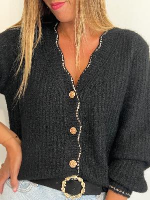 Gilet Adam (noir)