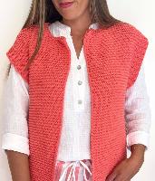 Gilet Maria (corail)