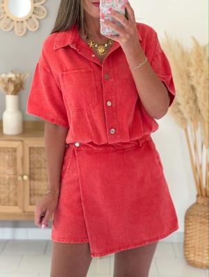 Robe combi Anaelle (corail)