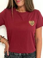 Tee shirt Lucie (bordeaux)