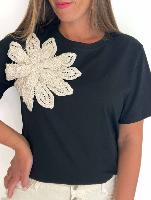 Tee shirt Rosa (noir)