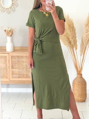 Robe Albane (vert olive)