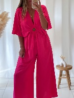 Combi pantalon Léa (fushia)
