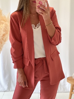 Veste blazer Nolan (terracota)