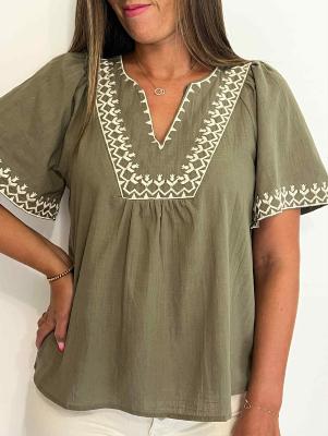 Blouse Salia (kaki)