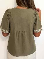 Blouse Salia (kaki)