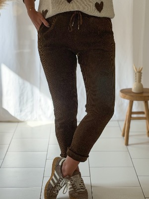 Pantalon Leon (chocolat)