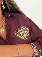 Chemise Lyana (burgendy)