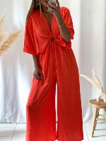 Combi pantalon Léa (corail)