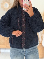 Veste réversible Adriana (marine)  