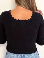 Top Yaël noir