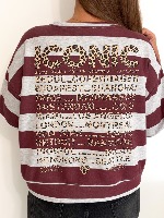 Sweat Novak (Bordeaux/gris)