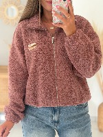 Veste polaire Aria (vieux rose)