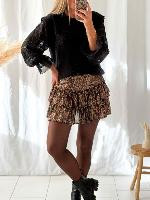 Jupe Thelma (chocolat)