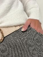 Jupe Eglantine ( grise pailletée)