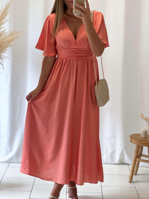 Robe Tiphaine (Corail)