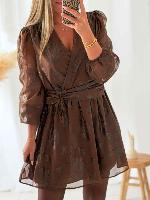 Robe Vincenza chocolat
