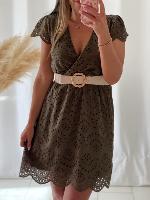Robe Carmen (kaki)