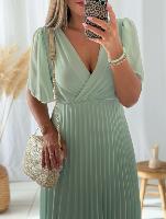 Robe Emilia (vert d'eau)