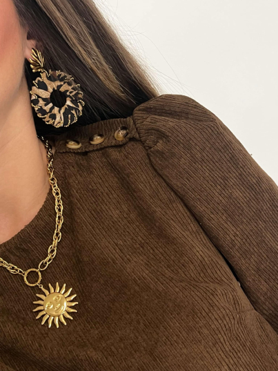 Robe Gladys (Chocolat) 