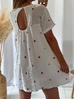 Robe combi Celeste (rouge)