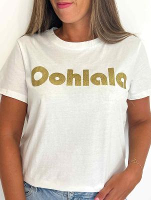 Tee shirt "Oohlala" (doré)