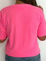 Tee shirt Vianney (rose fluo)