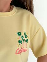 Tee shirt California (jaune)